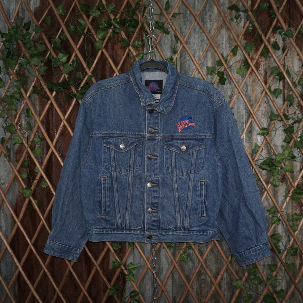 S - Vintage Y2K Planet Hollywood Jackets Coats description